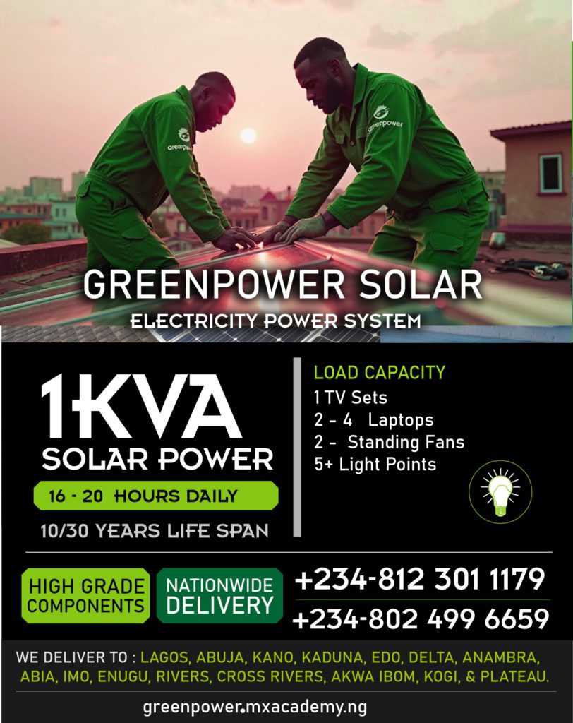 Greenpower Solar 1KVA